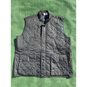 New! Ralph Lauren Polo Club Iconic Diamond Quilted Vest Black - Men's Size: 3XLT